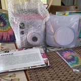 Fujifilm instax Mini SE Instant Camera Bundle - Purple Color - Great Condition