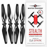 Master Airscrew Stealth Propellers for DJI Spark - Black 4 pcs