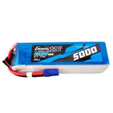 5000mAh 6S 60C 22.2V Gens Ace G-tech Lipo Battery Pack with EC5 Plug Battery