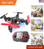 HS190 Portable Mini RC Drone for Kids | Foldable Quadcopter with Altitude Hold