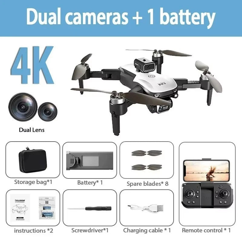 S2S Mini 8K HD Camera Drone ¨C Foldable Quadcopter with Smart Controls