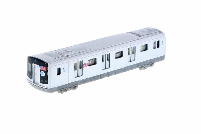 New York City  Diecast Subway Car HO Size Car model with light & sound 7.5"