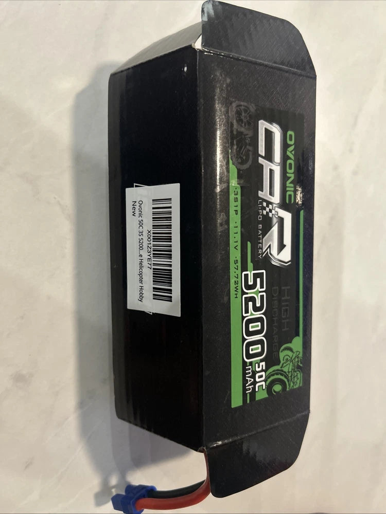 OVONIC 3S Lipo Battery 50C 5200mAh 11.1V Lipo Battery with EC3 Connector for Battery