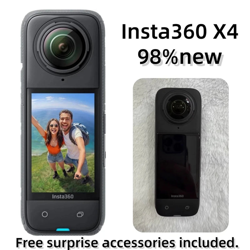 Insta360 X4 8K 360 Action Camera - Waterproof - 4K Wide Angle