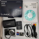 Panasonic Lumix DMC-ZS3 Black 10.1MP Digital Camera w/ Battery+Card Tested A+