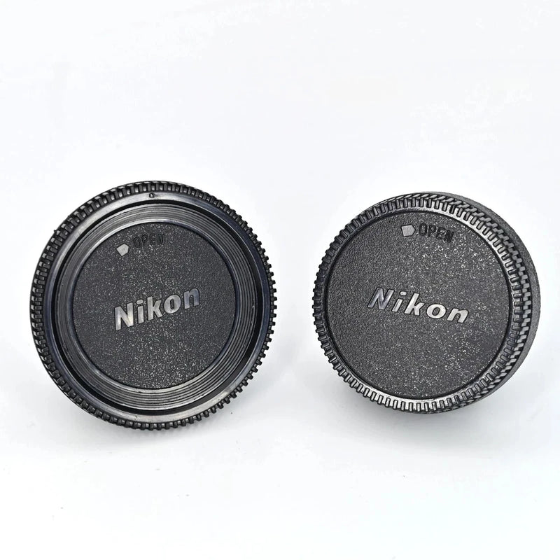 Nikon Rear Lens Cap + Front Camera Body Cover For Nikkor F/AF/AIS/AI/AIS/DX/FX
