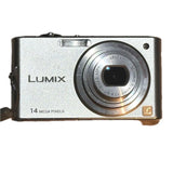 Panasonic Lumix DMC-FX66 Digital Camera 14MP 5x Optical Zoom Silver From Japan