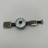 Gimbal motor R-axis lower bracket with flex cable and metal circular housing