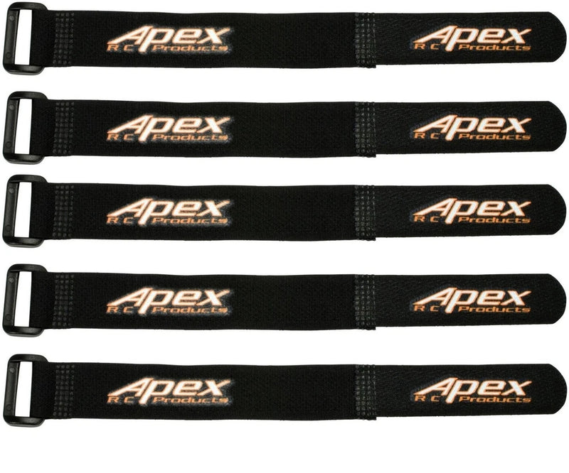 5 Pack 20mm x 200mm Lipo Battery or Camera Straps 3050 Battery