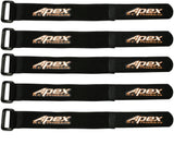 5 Pack 20mm x 200mm Lipo Battery or Camera Straps 3050 Battery