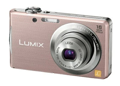 Panasonic Lumix FH5 Digital Camera Pink Gold Compact 16MP From Japan