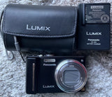 Panasonic DMC ZS6 Compact Digital Camera Black Case And Battery Charger EXC