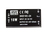 1pc SKE10C-24 DC to DC Converter Vin=48V Vout=24V Iout=420mA Po= 10W Mean Well