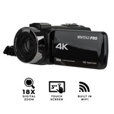 Vivitar 4K HD Digital Video Camera with WiFi, Built in Night Vision, and 3