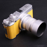 Fujian 50mm F1.4 CCTV TV lens+C-FX+Hood for Fuji Fujifilm X-A2 X-A1 X-T1 X-E2 S