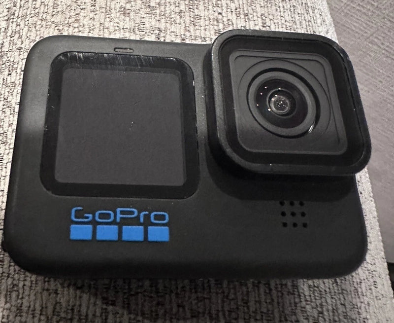 GoPro HERO10 Black action camera with front display and wide lens