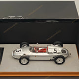 1/18 718 F2 1960 Solitude GP #5 Silver Resin Car Model