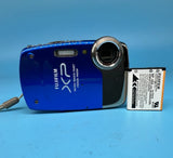 FujiFilm FinePix XP20  14.0MP Water/Shock Proof  Digital Camera, Blue - Tested