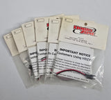 6 Hobby Zone Firebird Parts Lot Charger Connector W/Wire FB, FBII NOS HBZ1080