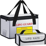 Portable LiPo Fireproof Explosion Proof Safety Bag for Battery and Storage