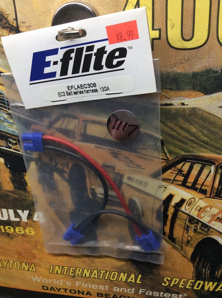 E-Flite EFLAEC308 EC3 Battery Harness-Series 13GA NewInPack USA Shipped Battery