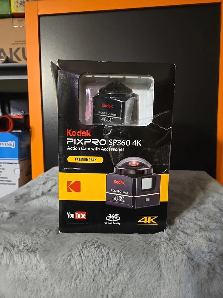 Kodak SP360 4K Camcorder -  Black (Premier Pack)