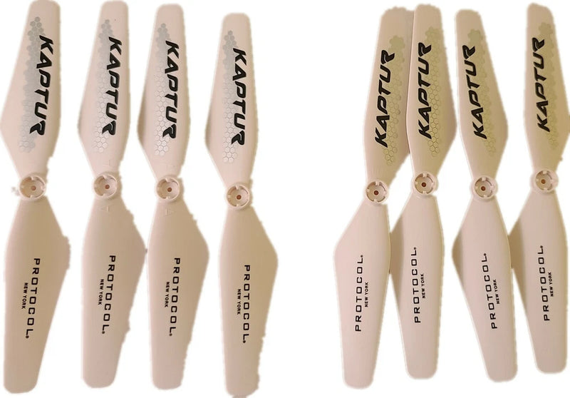 KAPTRU drone propeller blades, beige, 8-pack, with printed markings