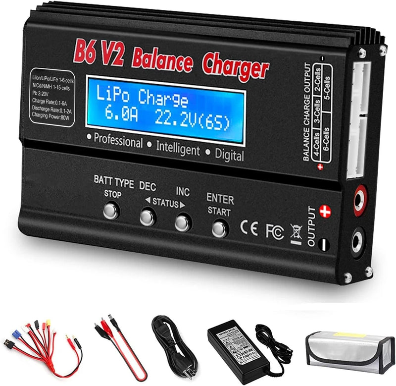 Portable LiPo Battery Charger for RC Hobbyist Equipment Battery