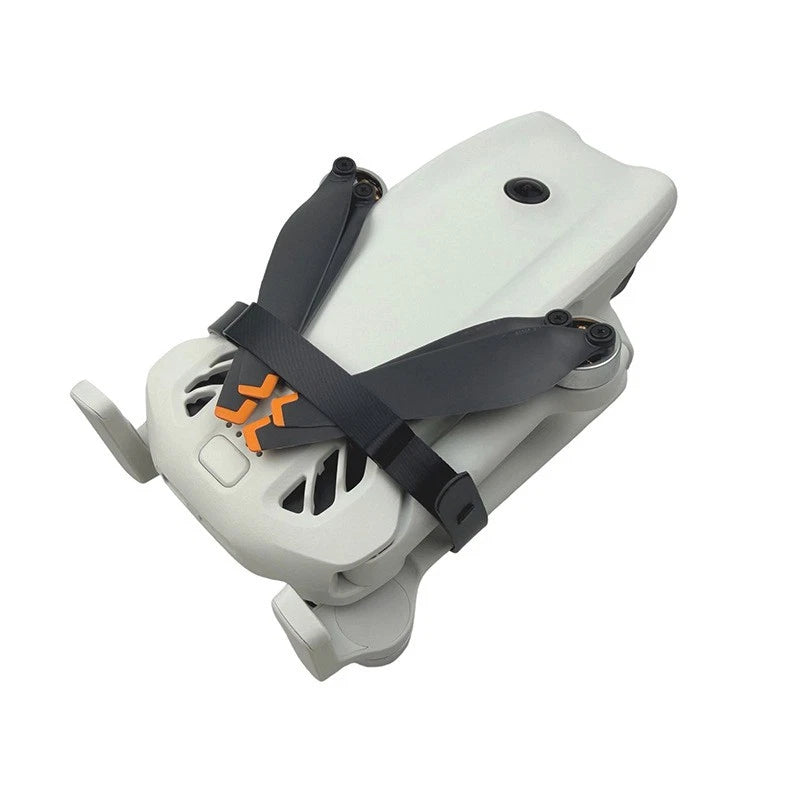Soft wrap-around paddle blade storage with black strap for DJI Lito 1/X1, white