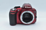 Nikon D3100 DSLR Digital SLR Camera Body, Red Color {14.2MP}