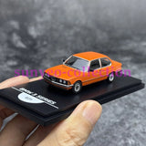 1/64 Orange E21 3-Series Diecast Model Car - Alloy Collectible Miniature