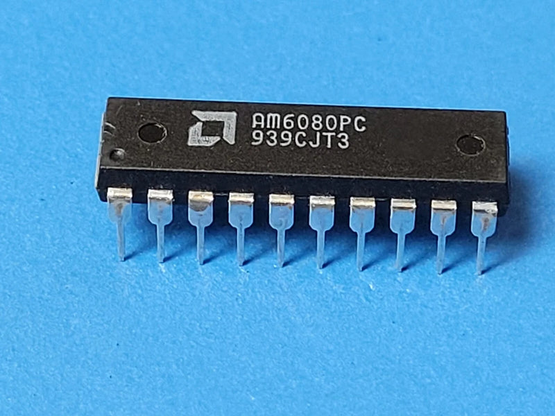 (2 PCS) AM6080PC AMD D/A Converter 1 Func Parallel 8 Bits Input Loading PDIP20