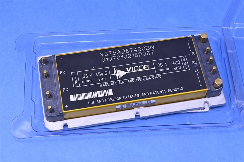 Vicor Isolated Module DC DC Converter 14.29A 250V-425V Input V375A28T400BN
