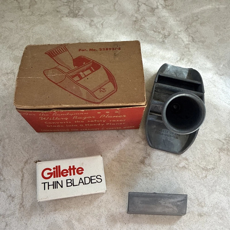 Vintage WilKro Vintage Hobby Razor Blade Plane Compact Precision Planing Tool