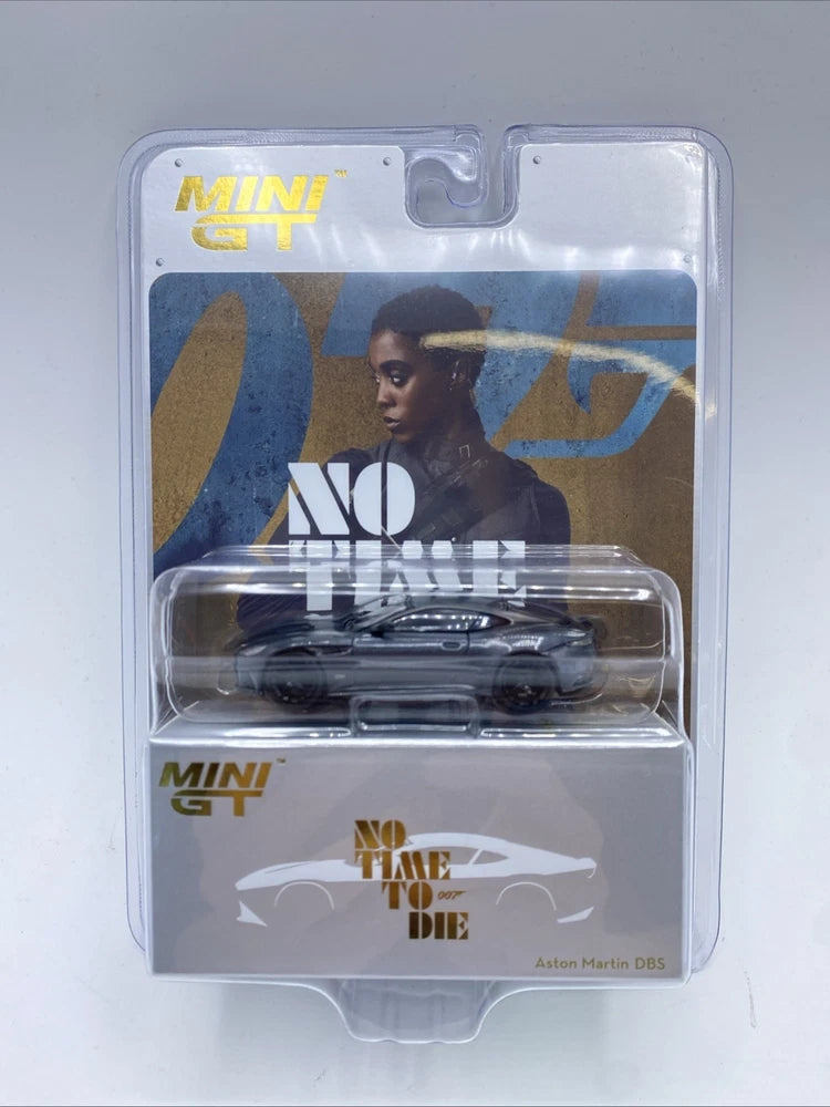 ASTON MARTIN DBS RHD JAMES BOND "NO TIME TO DIE" 1/64 MODEL BY MINI GT MGT00904