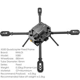 INNLOI X580 585mm Carbon Fixed Frame Quadcopter Body Multi Drone FPV