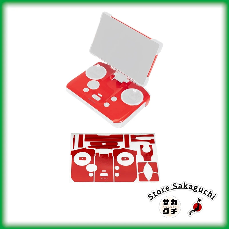 Red skin sticker set with cutouts for DJI RC Pro 2 controller cover film