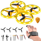 Gesture Control Drone Rc Quadcopter Aircraft Hand Sensor Drone with Smart Wat...