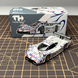 TH 1:64 White 1998 911 Gt1 LM #26 Racing Sports Model Diecast Metal Car