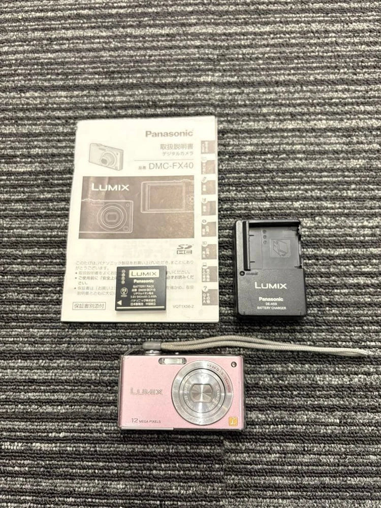 Panasonic LUMIX DMC-FX40 Pink Compact Digital Camera Tested Accessories Included