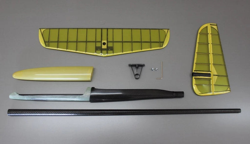 Fuselage set with tail - carbon pod, carbon tailboom, V-stab - 2m - MADE IN EU