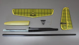 Fuselage set with tail - carbon pod, carbon tailboom, V-stab - 2m - MADE IN EU
