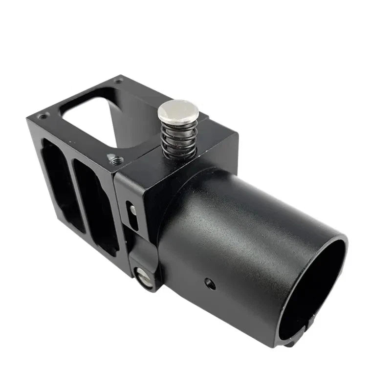 25mm aluminum alloy folding arm mount with spring-loaded clamp and tube
