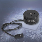 Black brushless motor with 2204-260KV label and wired connector for RC devices