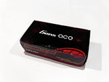 Redline 2.0 LiPo battery pack box, red and black with GensAce logo