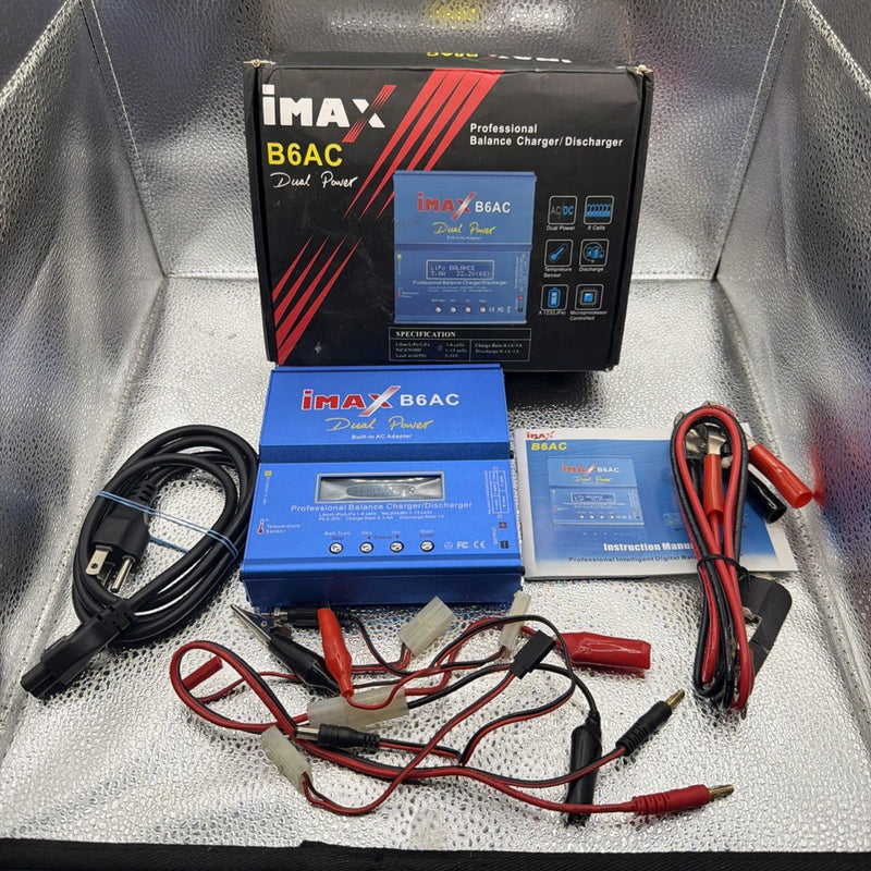 iMAX B6AC AC/DC Dual Power Professional LiPo Battery Balance Charger/Discharger3 Battery