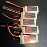5X CNHL - 4s 70CMax/140C Burst BATTERY - 1300mAh LIPO Battery for Drone FP Battery