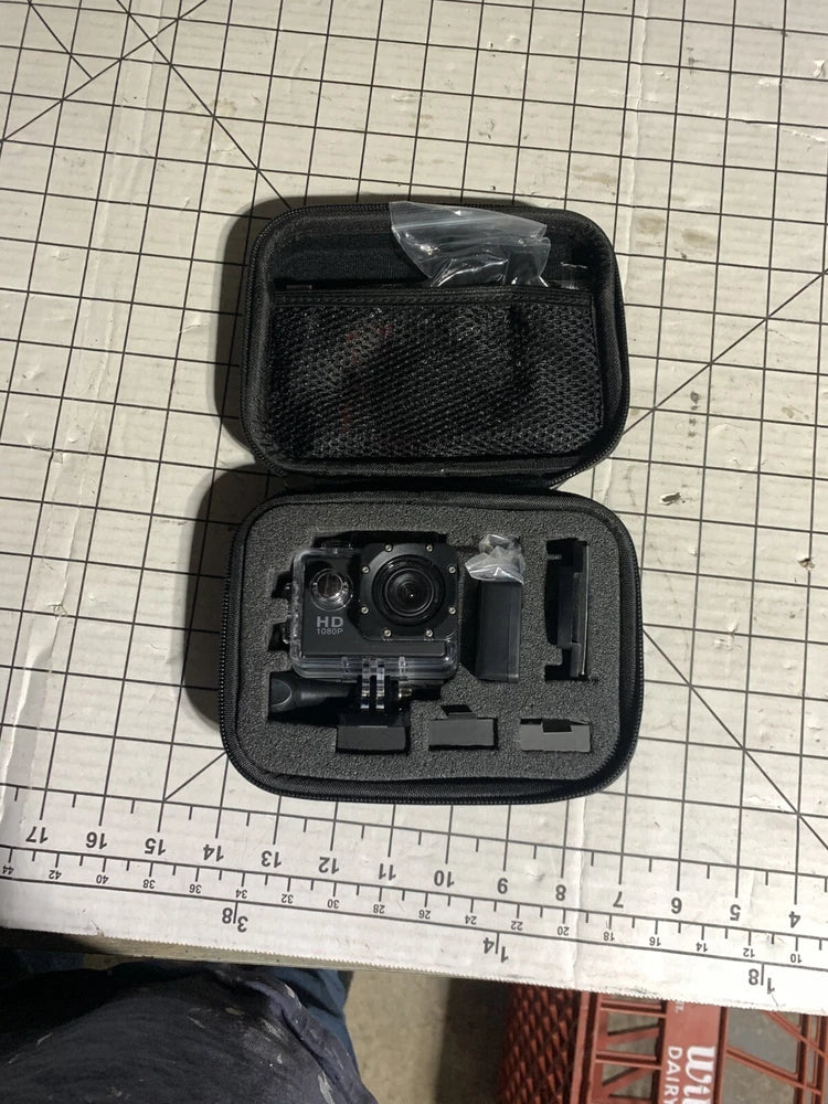 Waterproof Sports Cam 1080p HD Edition 3 Batteries Case Included B335