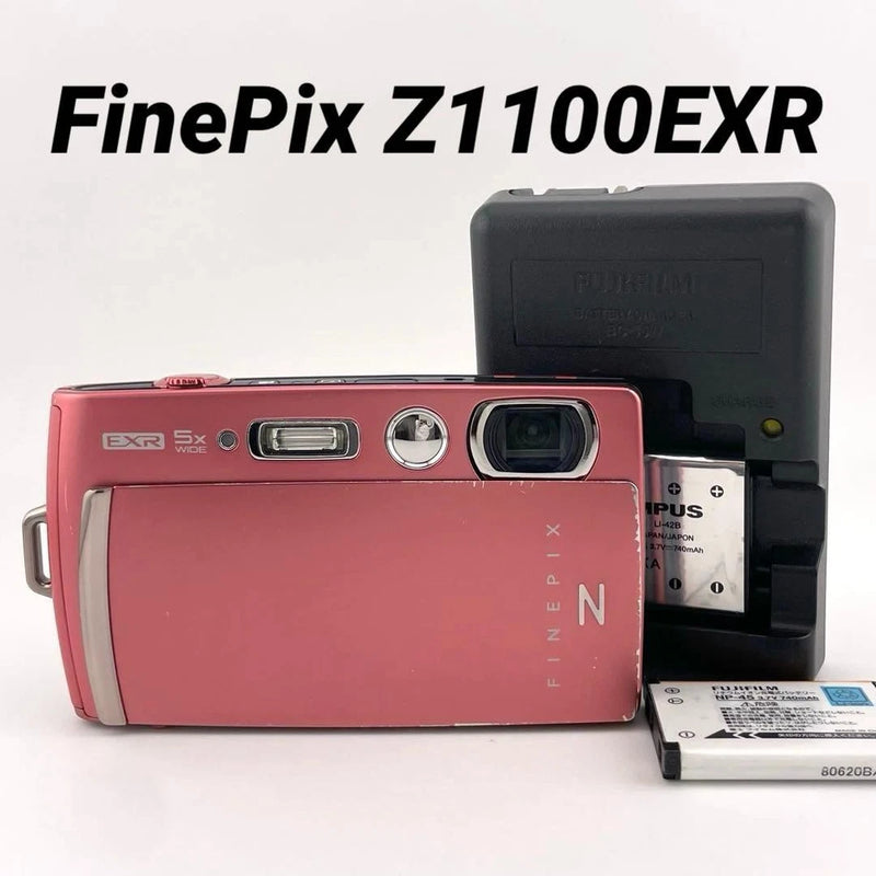 FUJIFilm FinePix Z1100EXR Pink Tested Working From Japan