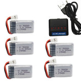 3.7V 300mAh Lipo Battery For Syma X11 E55 Fq17w F180 Fy530 U816 U830 H107 S39-1